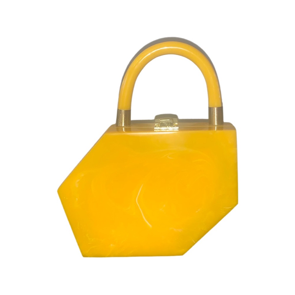 Acrylic Yellow Handbag